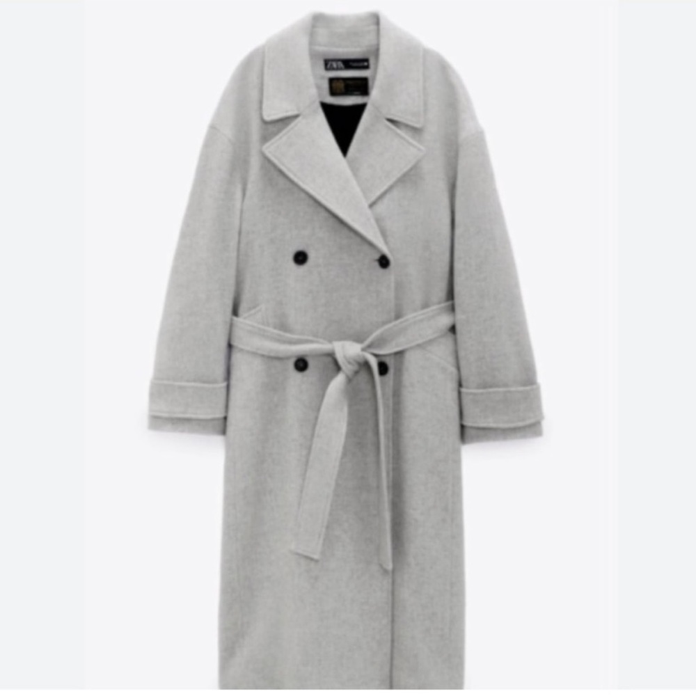 Zara Wool Trench Coat